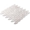 Andova Tiles SAMPLE Channing Elongated Hex  1 x 25 Marble Honeycomb Mosaic Wall  Floor Tile SAM-ANDCHA139 - alternate 4